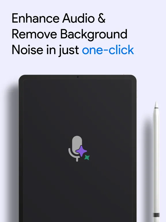 Tangkapan layar Audio Enhancer - AI iPad 